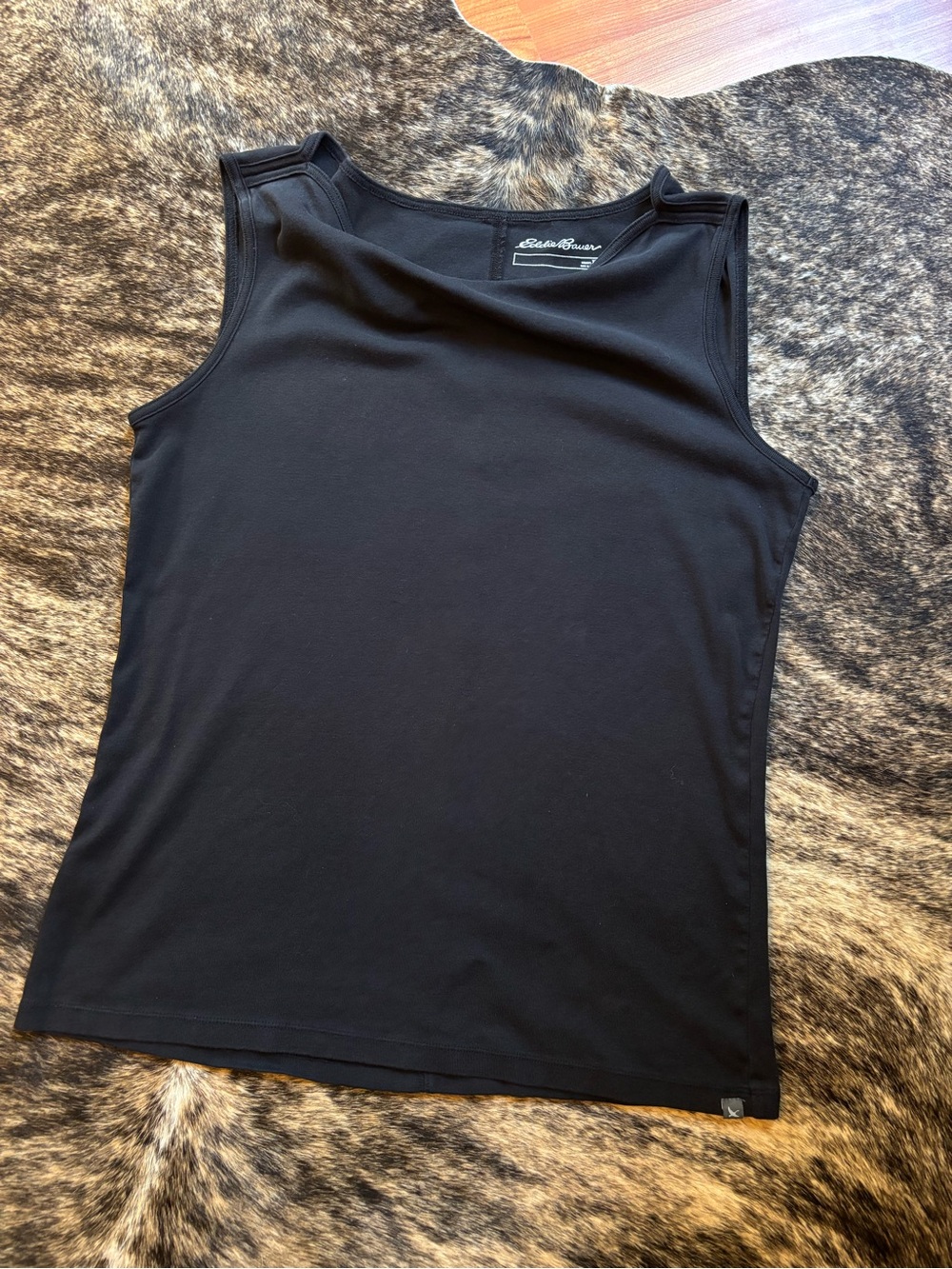 Eddie Bauer Women's Black Tank Top Size XL